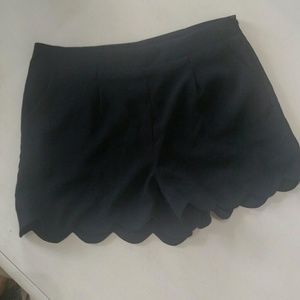 Dressy scalloped shorts